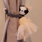 Crocheted Sloth Tie Backs with Tulle Tutu