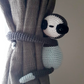 Crocheted Sloth Tie Backs