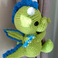 Crocheted Dragon Tie Back