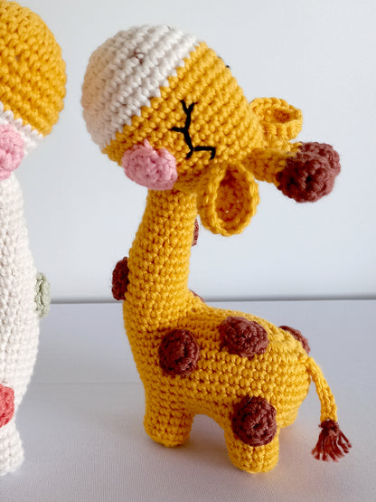 Crocheted Giraffes - Gable and Greta