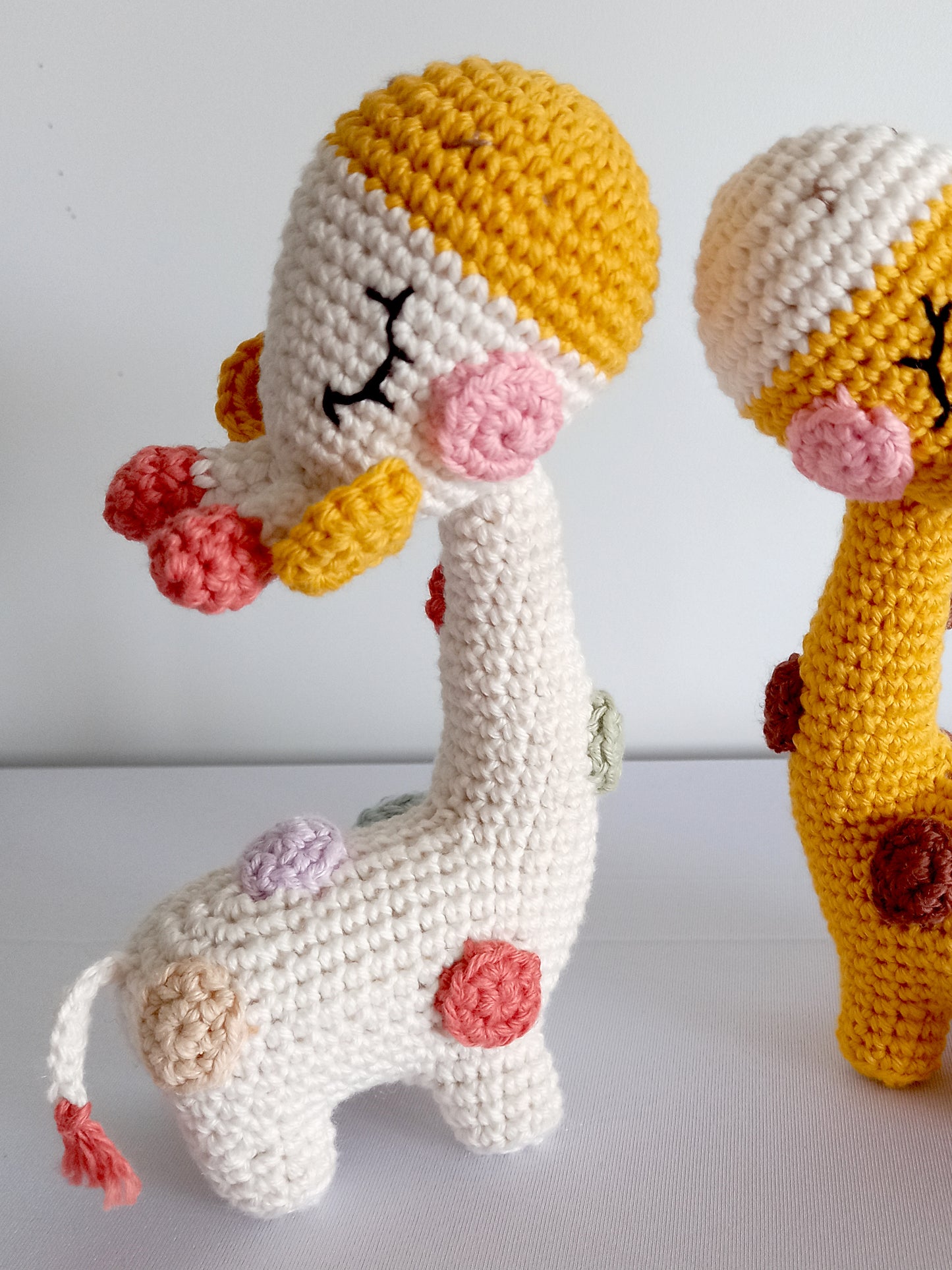 Crocheted Giraffes - Gable and Greta