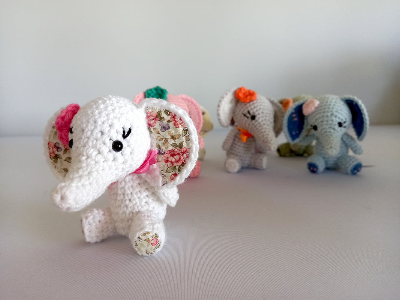 Crocheted Mini Elephant